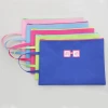 4 A4 double-layer canvas file bags, work classification subject bags, hand-held bags 9071 (random color) Application Scenario